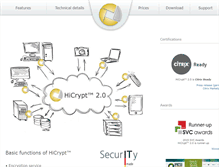 Tablet Screenshot of hicrypt.com